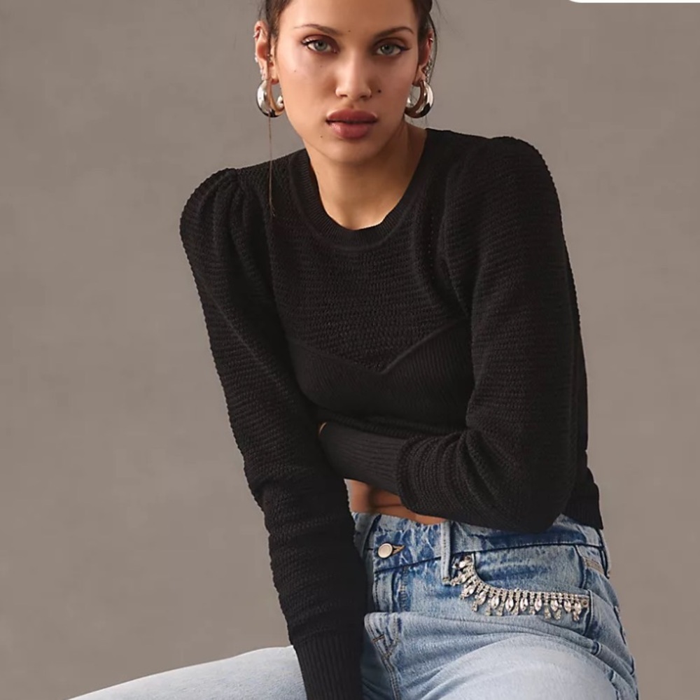 DH New York Pointelle Fitted
Sweater